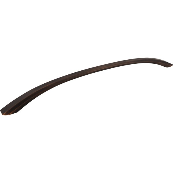 Jeffrey Alexander 18" Center-to-Center Brushed Oil Rubbed Bronze Wheeler Appliance Handle 678-18DBAC - main